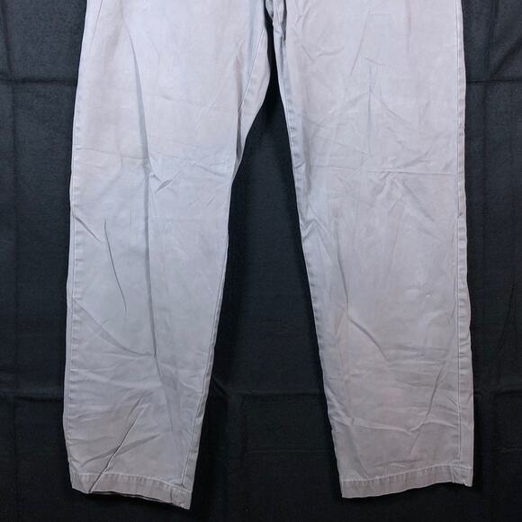 Banana Republic Mens Pants Gray Gavin Chino Straight 100% Cotton 33x32 - Picture 3 of 13